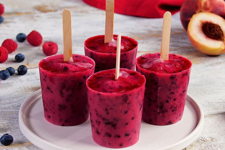 Glace au Yop Smoothie