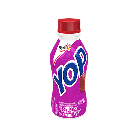 Yoplait YOP Raspberry product shot