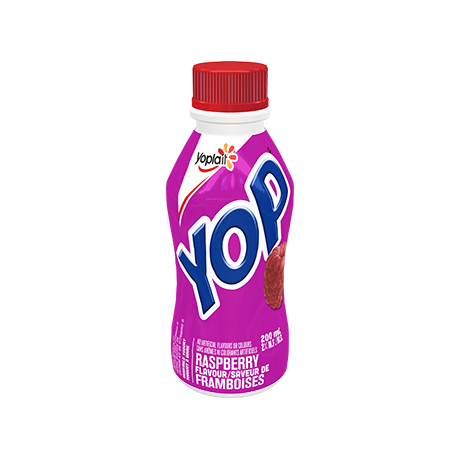 Yop Yogurt - Raspberry - Yoplait Canada