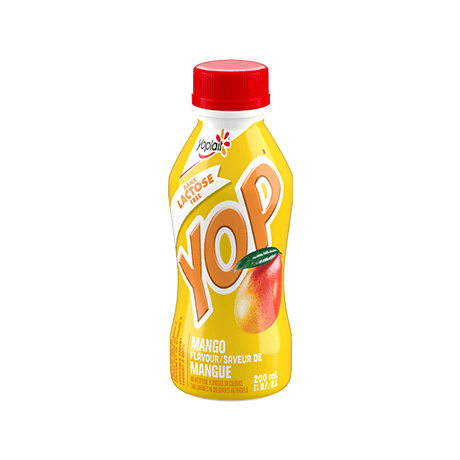Yop Mango, front of pack